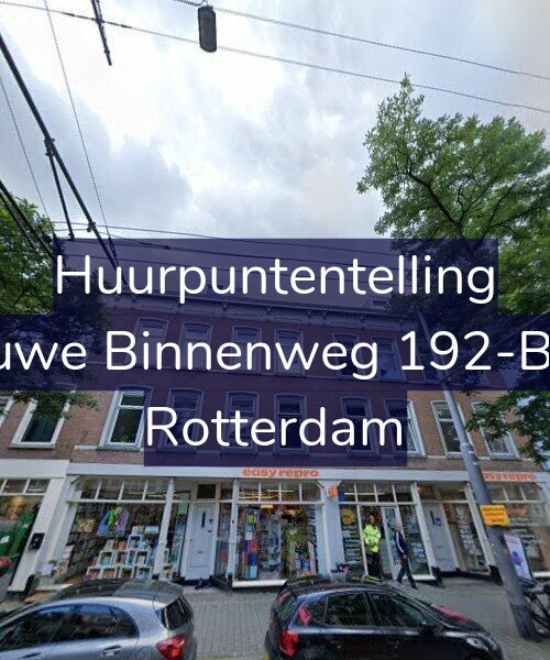 Foto gevel Huurpuntentelling voor Nieuwe Binnenweg 192-B02L, Rotterdam