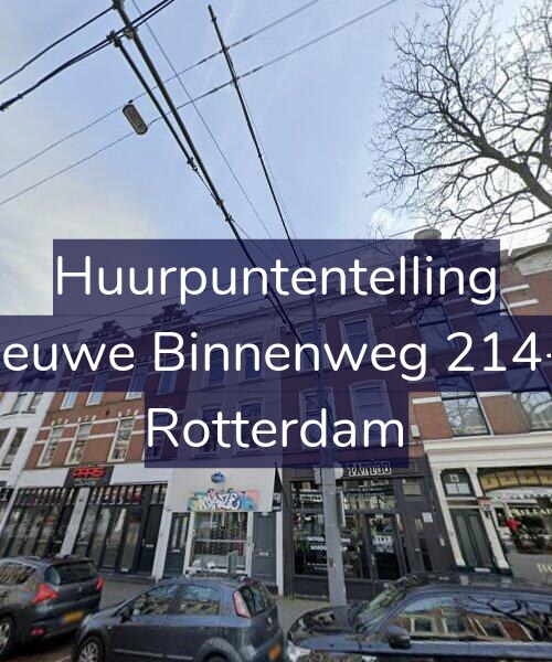 Foto gevel Huurpuntentelling voor Nieuwe Binnenweg 214-C, Rotterdam