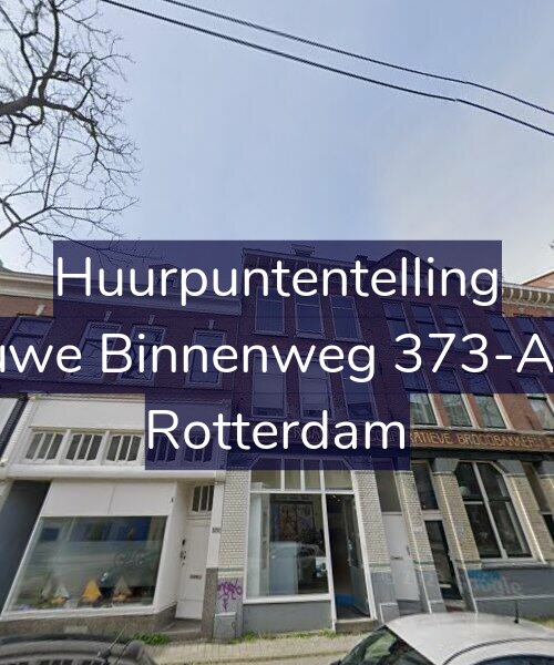 Foto gevel Huurpuntentelling voor Nieuwe Binnenweg 373-A02V, Rotterdam