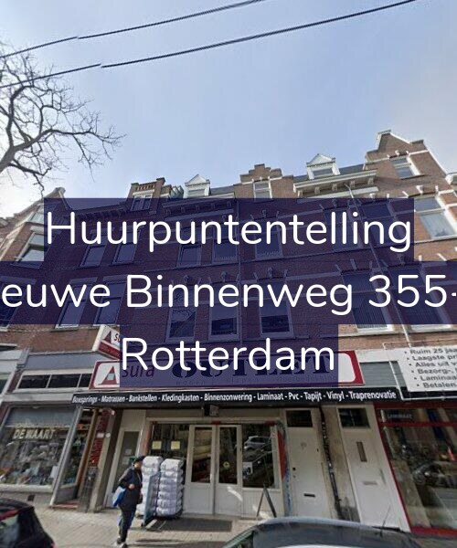 Foto gevel Huurpuntentelling voor Nieuwe Binnenweg 355-A, Rotterdam
