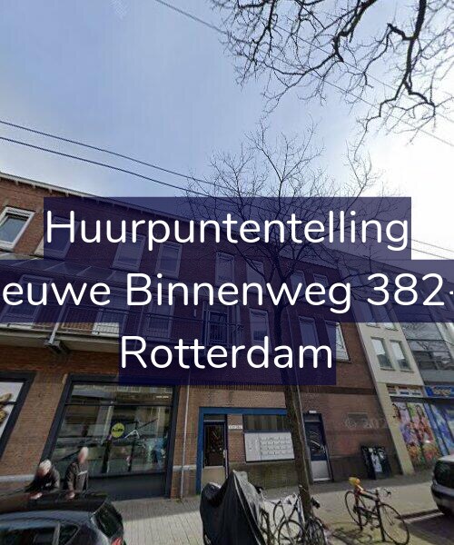 Foto gevel Huurpuntentelling voor Nieuwe Binnenweg 382-B, Rotterdam