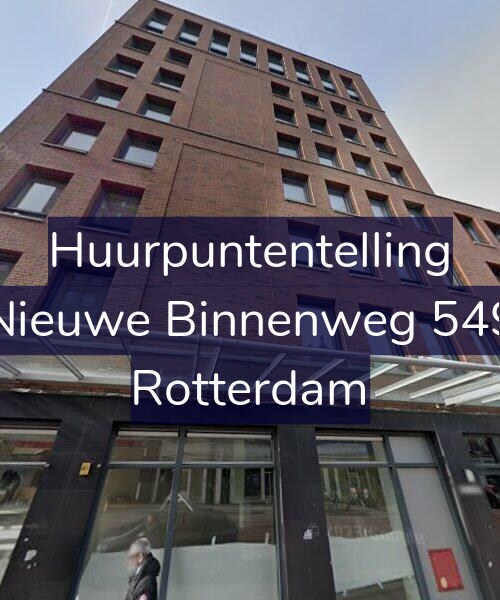 Foto gevel Huurpuntentelling voor Nieuwe Binnenweg 549, Rotterdam
