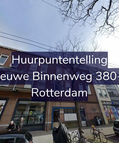 Foto gevel Huurpuntentelling voor Nieuwe Binnenweg 380-A, Rotterdam