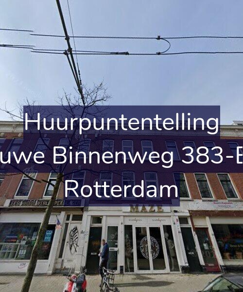 Foto gevel Huurpuntentelling voor Nieuwe Binnenweg 383-B01, Rotterdam
