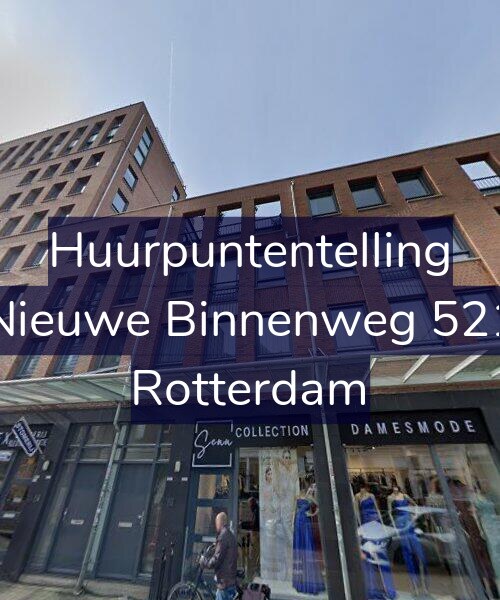 Foto gevel Huurpuntentelling voor Nieuwe Binnenweg 521, Rotterdam