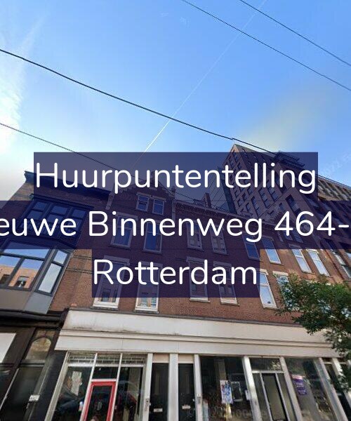 Foto gevel Huurpuntentelling voor Nieuwe Binnenweg 464-02, Rotterdam