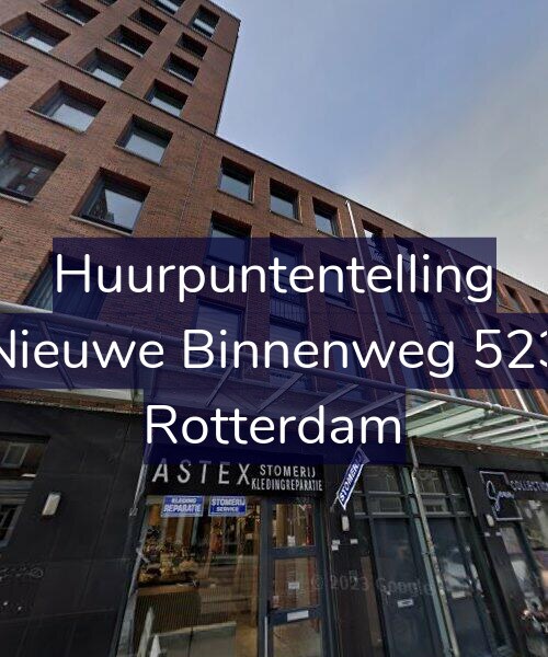 Foto gevel Huurpuntentelling voor Nieuwe Binnenweg 523, Rotterdam