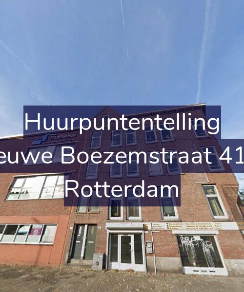 Foto gevel Huurpuntentelling voor Nieuwe Boezemstraat 41-B, Rotterdam