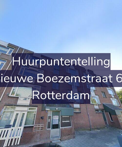 Foto gevel Huurpuntentelling voor Nieuwe Boezemstraat 60, Rotterdam