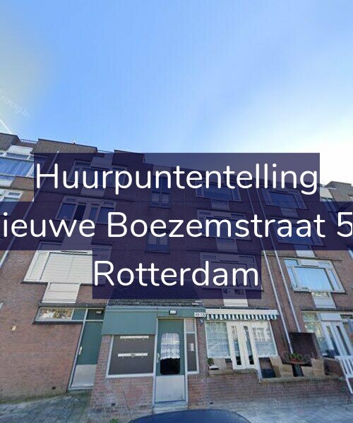 Foto gevel Huurpuntentelling voor Nieuwe Boezemstraat 56, Rotterdam