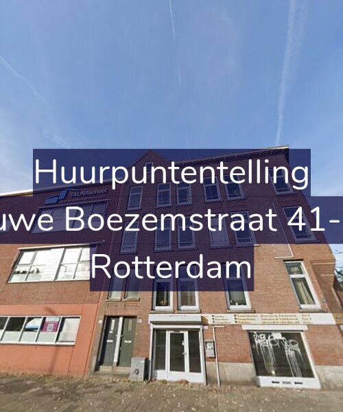 Foto gevel Huurpuntentelling voor Nieuwe Boezemstraat 41-B02, Rotterdam