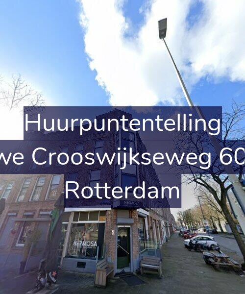 Foto gevel Huurpuntentelling voor Nieuwe Crooswijkseweg 60-B02, Rotterdam