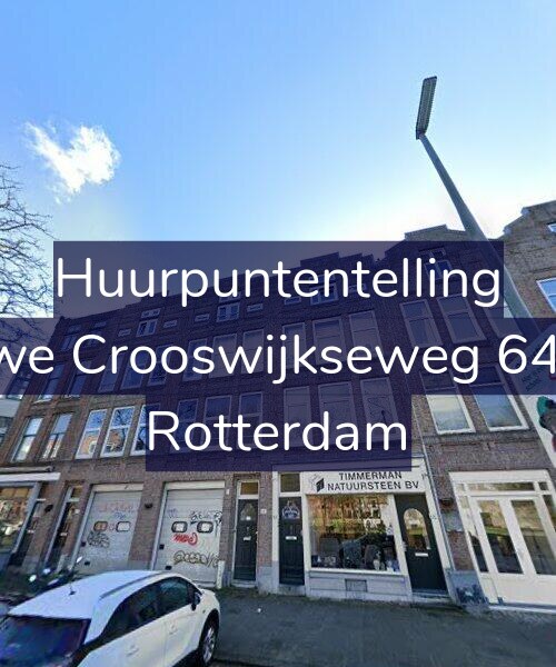 Foto gevel Huurpuntentelling voor Nieuwe Crooswijkseweg 64-B01, Rotterdam