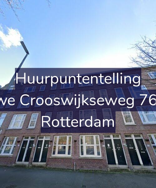 Foto gevel Huurpuntentelling voor Nieuwe Crooswijkseweg 76-A01, Rotterdam