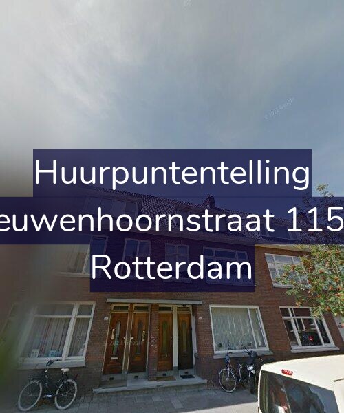 Foto gevel Huurpuntentelling voor Nieuwenhoornstraat 115-A, Rotterdam