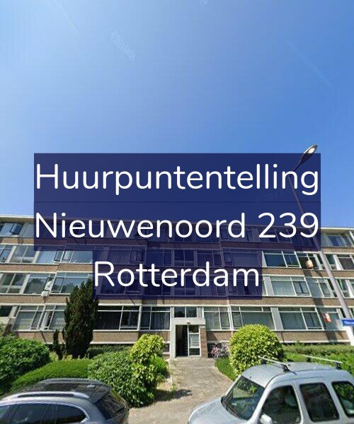 Foto gevel Huurpuntentelling voor Nieuwenoord 239, Rotterdam