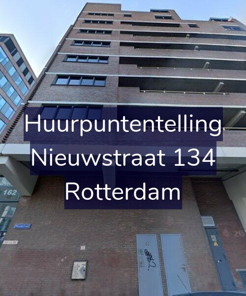 Foto gevel Huurpuntentelling voor Nieuwstraat 134, Rotterdam