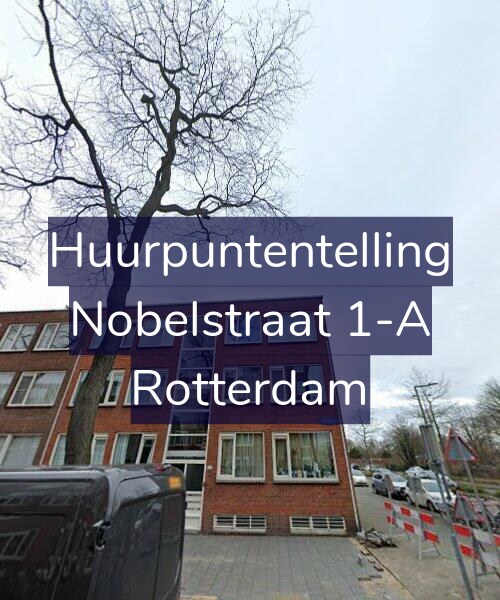 Foto gevel Huurpuntentelling voor Nobelstraat 1-A, Rotterdam