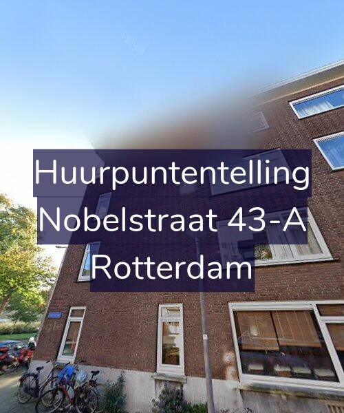 Foto gevel Huurpuntentelling voor Nobelstraat 43-A, Rotterdam
