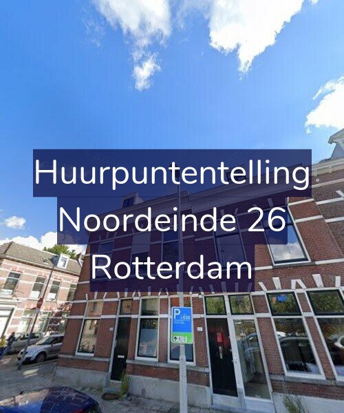Foto gevel Huurpuntentelling voor Noordeinde 26, Rotterdam