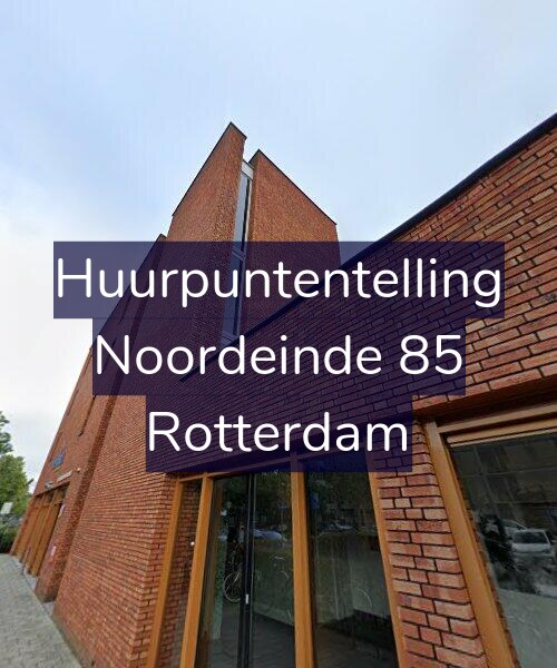 Foto gevel Huurpuntentelling voor Noordeinde 85, Rotterdam