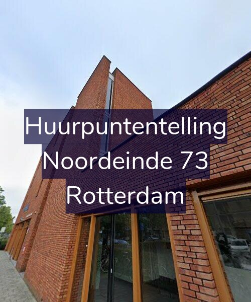Foto gevel Huurpuntentelling voor Noordeinde 73, Rotterdam