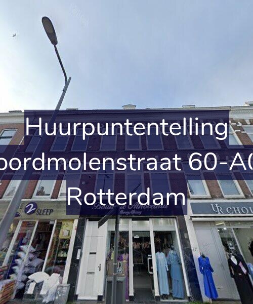 Foto gevel Huurpuntentelling voor Noordmolenstraat 60-A03, Rotterdam