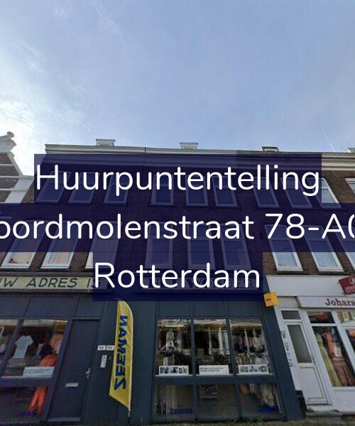 Foto gevel Huurpuntentelling voor Noordmolenstraat 78-A02, Rotterdam