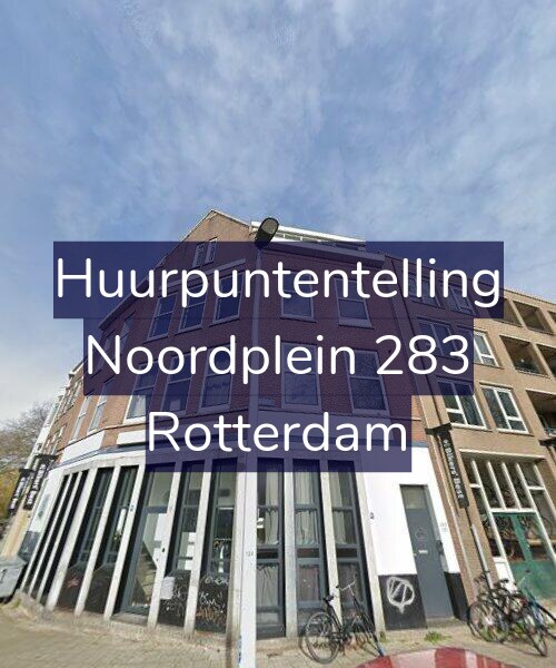 Foto gevel Huurpuntentelling voor Noordplein 283, Rotterdam