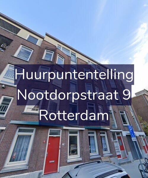 Foto gevel Huurpuntentelling voor Nootdorpstraat 9, Rotterdam