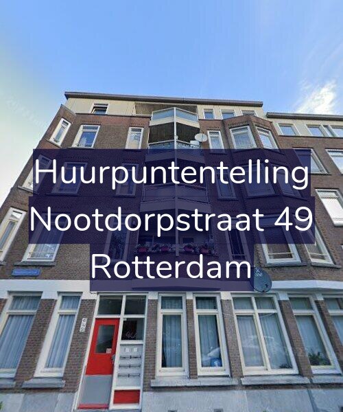 Foto gevel Huurpuntentelling voor Nootdorpstraat 49, Rotterdam