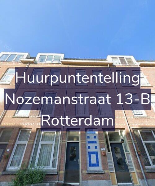Foto gevel Huurpuntentelling voor Nozemanstraat 13-B, Rotterdam
