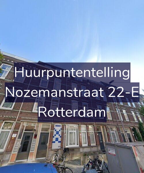 Foto gevel Huurpuntentelling voor Nozemanstraat 22-E, Rotterdam