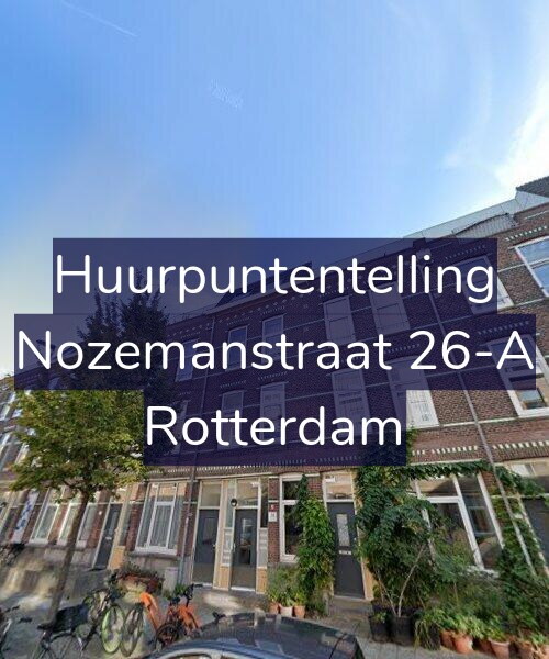 Foto gevel Huurpuntentelling voor Nozemanstraat 26-A, Rotterdam