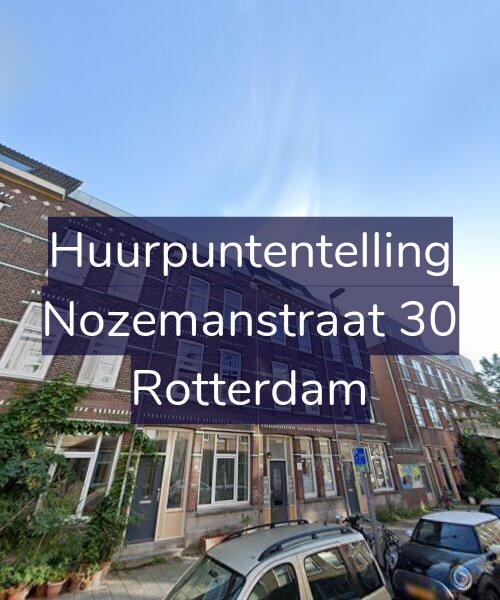 Foto gevel Huurpuntentelling voor Nozemanstraat 30, Rotterdam
