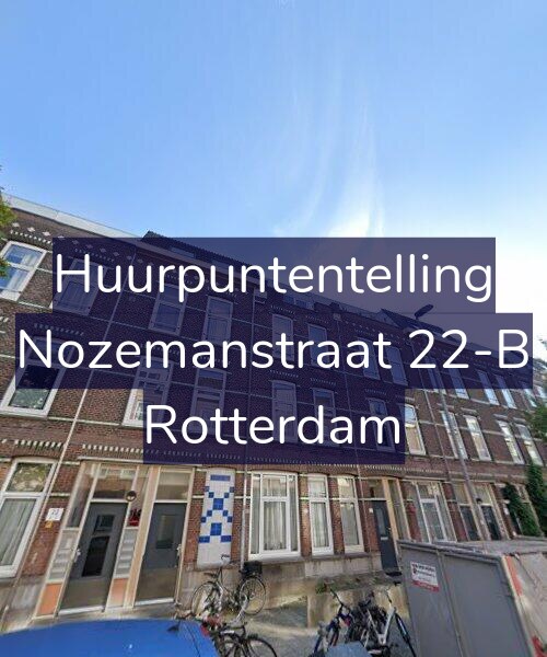 Foto gevel Huurpuntentelling voor Nozemanstraat 22-B, Rotterdam
