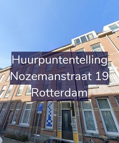Foto gevel Huurpuntentelling voor Nozemanstraat 19, Rotterdam
