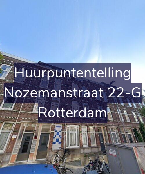 Foto gevel Huurpuntentelling voor Nozemanstraat 22-G, Rotterdam
