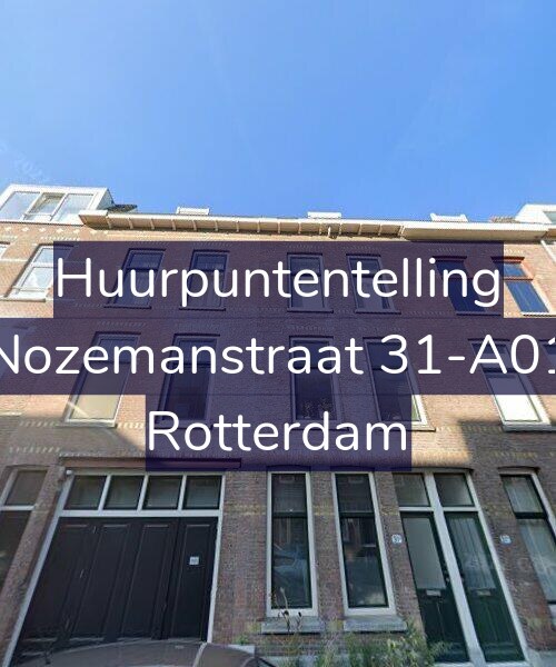 Foto gevel Huurpuntentelling voor Nozemanstraat 31-A01, Rotterdam