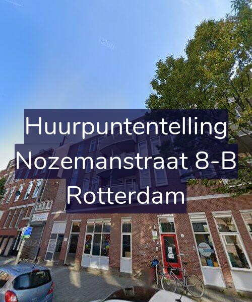 Foto gevel Huurpuntentelling voor Nozemanstraat 8-B, Rotterdam