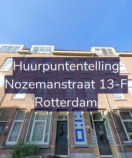 Foto gevel Huurpuntentelling voor Nozemanstraat 13-F, Rotterdam