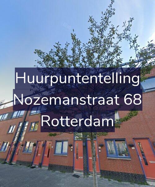 Foto gevel Huurpuntentelling voor Nozemanstraat 68, Rotterdam