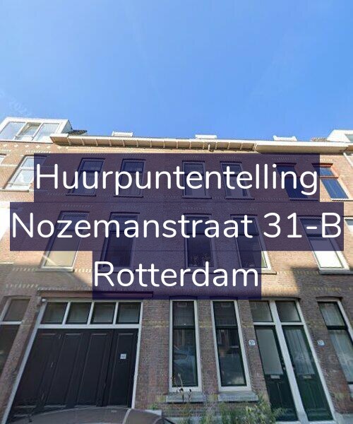 Foto gevel Huurpuntentelling voor Nozemanstraat 31-B, Rotterdam