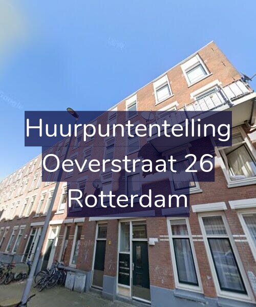 Foto gevel Huurpuntentelling voor Oeverstraat 26, Rotterdam