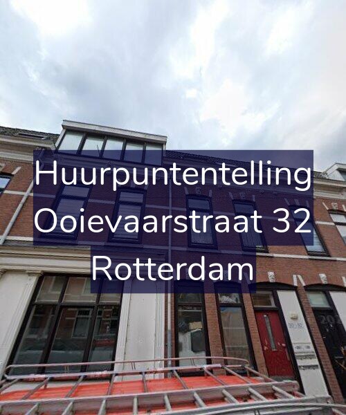Foto gevel Huurpuntentelling voor Ooievaarstraat 32, Rotterdam