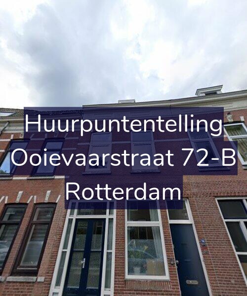 Foto gevel Huurpuntentelling voor Ooievaarstraat 72-B, Rotterdam