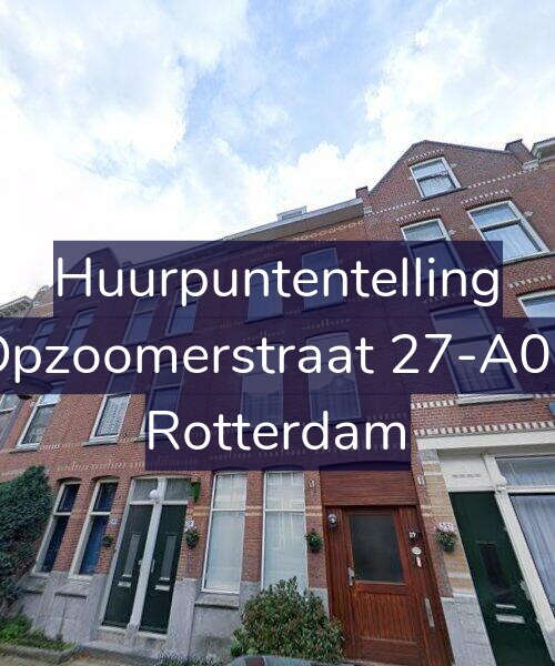 Foto gevel Huurpuntentelling voor Opzoomerstraat 27-A01, Rotterdam