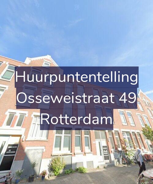 Foto gevel Huurpuntentelling voor Osseweistraat 49, Rotterdam