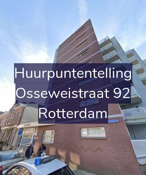 Foto gevel Huurpuntentelling voor Osseweistraat 92, Rotterdam
