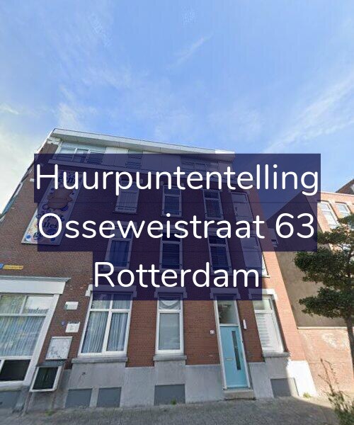 Foto gevel Huurpuntentelling voor Osseweistraat 63, Rotterdam